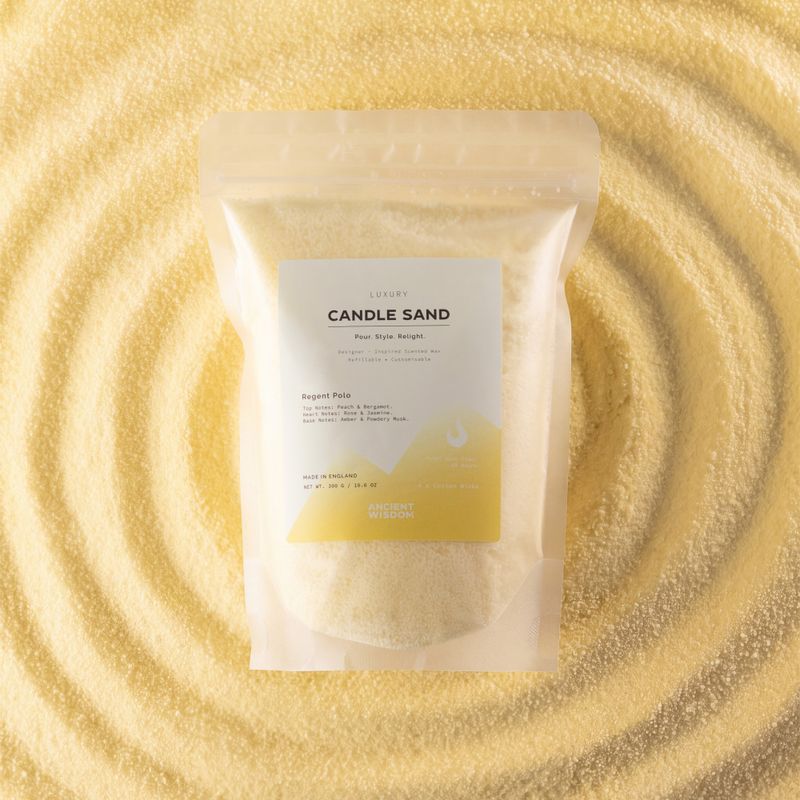 Vela perfumada Arena - Crema - Regent Polo - 300g