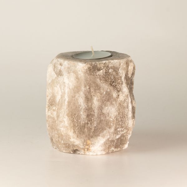 Portavelas de Sal Gris 600-800g