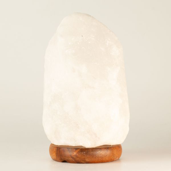 Lampara de Sal del Himalaya Blanca - aprox. 1.5 - 2 kilos