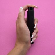 Frasco de perfume con aplicador giratorio - 10ml - Negro