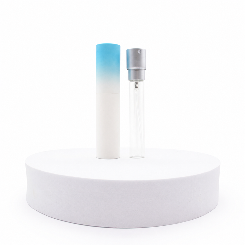 Frasco de perfume con aplicador giratorio - 10 ml - Tono azul