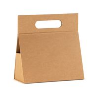 Caja de regalo desmontable - Caja a mano (20 x 10 x 20 cm) - Marrón kraft
