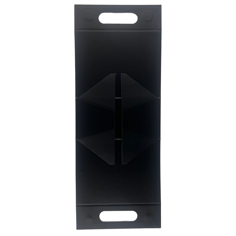 Caja de regalo plegable - Caja manual (20 x 10 x 20 cm) - Negro