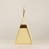 Caja de regalo plegable - Caja de mano  (20x10x20 cm) - Marfil