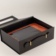 Caja de regalo plegable - cesta mediana  (24x18.2x8cm) - Negro