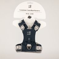 PAW - XS (2-4 kg) Arnés de paso para perros Guardian con malla reflectante - Rock Grey - Black Obsidian Charm