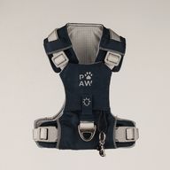 PAW - XS (2-4 kg) Arnés de paso para perros Guardian con malla reflectante - Rock Grey - Black Obsidian Charm