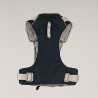 PAW - XS (2-4 kg) Arnés de paso para perros Guardian con malla reflectante - Rock Grey - Black Obsidian Charm