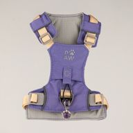 PAW - S (4-8 kg) Arnés de paso para perros Guardian con malla reflectante - Lavanda - Colgante de amatista