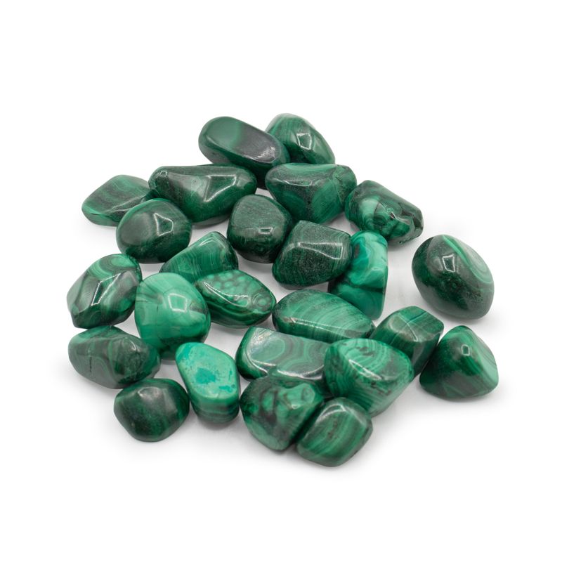 Malaquita africana - piedra preciosa - Tamaño 5 - 16mm (KG)