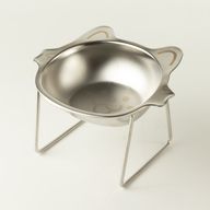 Cuencos de comida PAW - Cuenco único para gato en soporte - Acero inoxidable (304)