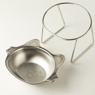 Cuencos de comida PAW - Cuenco único para gato en soporte - Acero inoxidable (304)