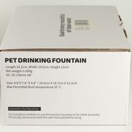 Tazones para comida PAW - Fuente de agua eléctrica de 2.5 litros - USB - acero inoxidable (304)