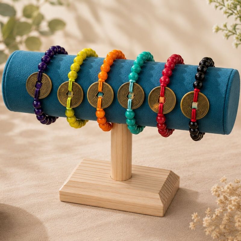 Bali Paquete de Inicio de Pulseras Feng Shui de Buena Suerte – 60 Pulseras Variadas