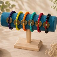 Bali Paquete de Inicio de Pulseras Feng Shui de Buena Suerte – 60 Pulseras Variadas