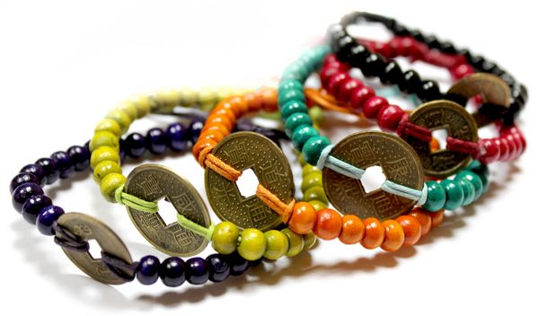 Bali Paquete de Inicio de Pulseras Feng Shui de Buena Suerte – 60 Pulseras Variadas