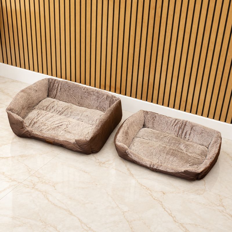 Paw Bed - Pequeño osito de peluche marrón - 60x45x17cm