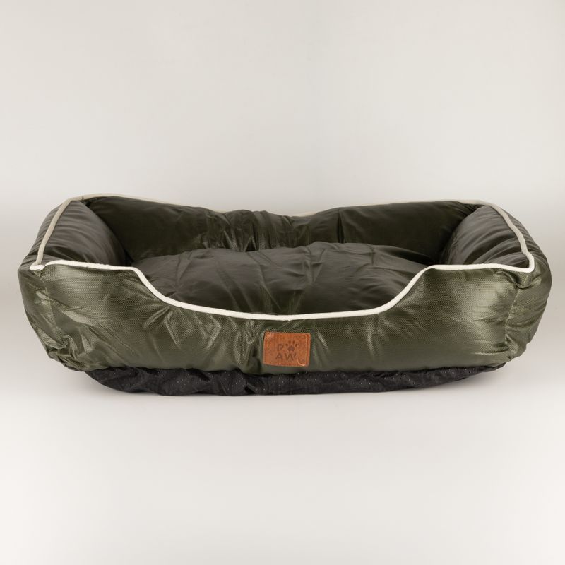 Cama para patas - Pequeña - Verde caqui - 60x50x15 cm