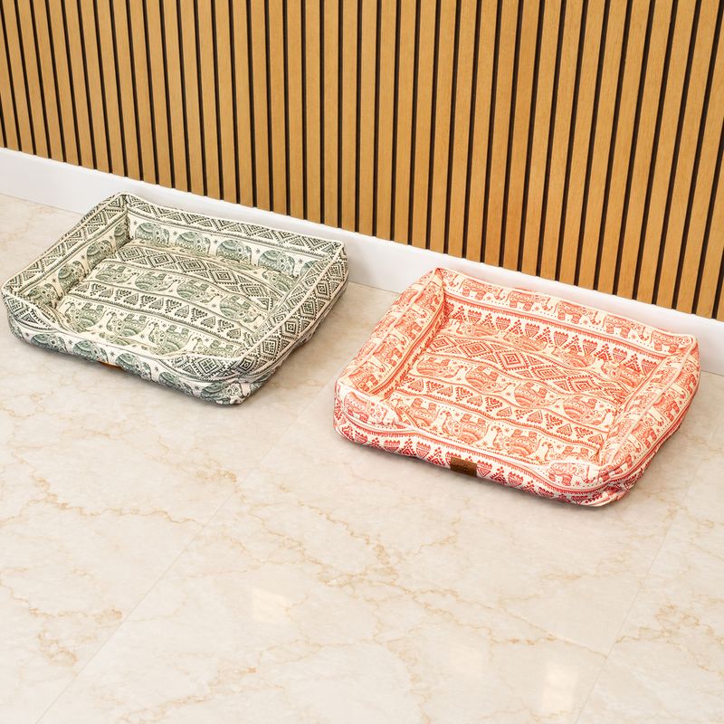 Cama para Patas - Lucky Elephant - Rojo 60x50x14cm