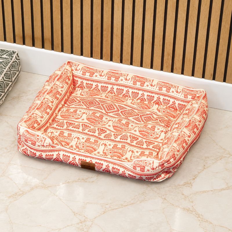 Cama para Patas - Lucky Elephant - Rojo 60x50x14cm