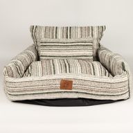 Paw Bed - Sofá Mediano - Rayas Marrones - 60x60x28cm