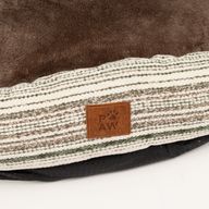 Paw Bed - Sofá Mediano - Rayas Marrones - 60x60x28cm