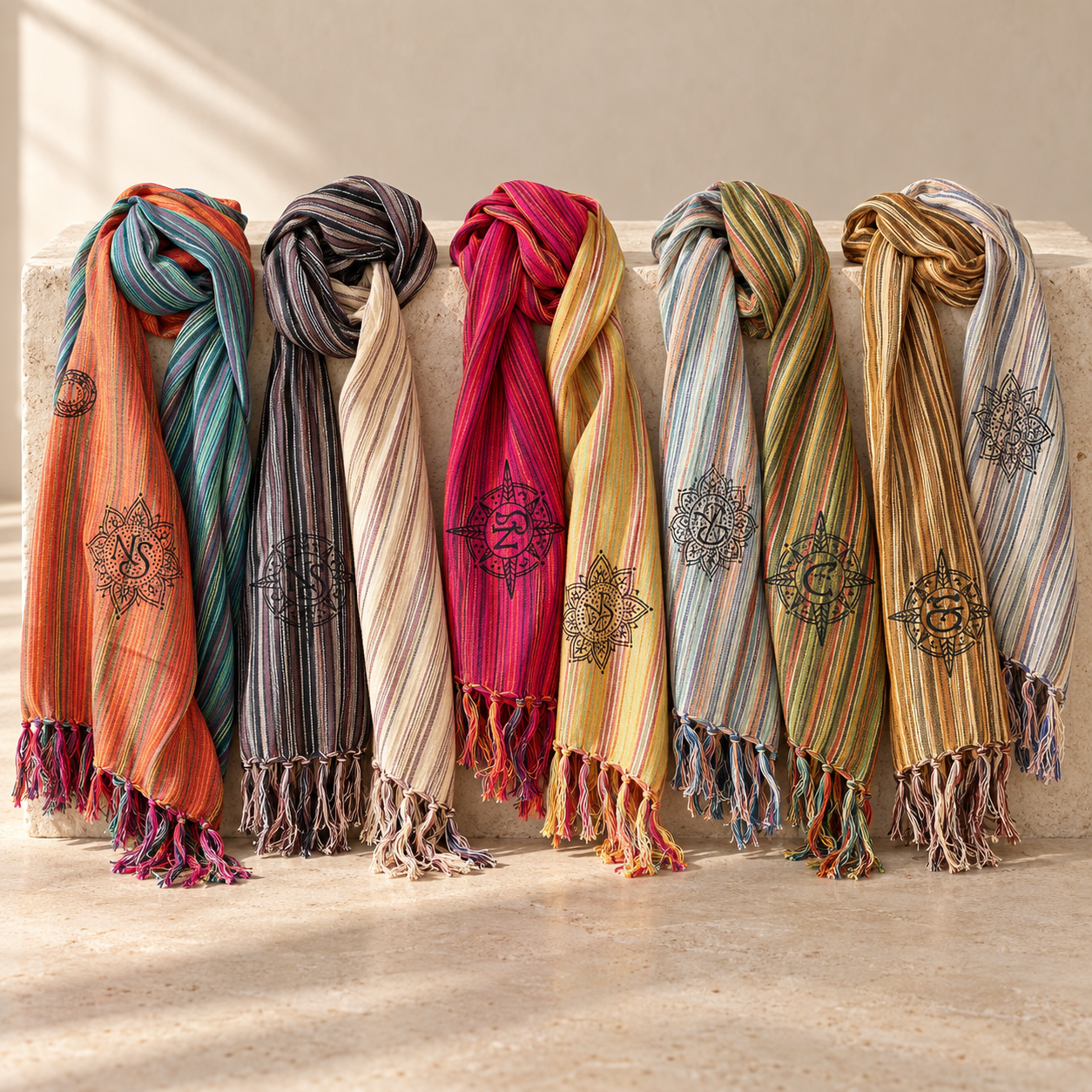 Bufandas de Bendición de Viaje — Nomad Sari