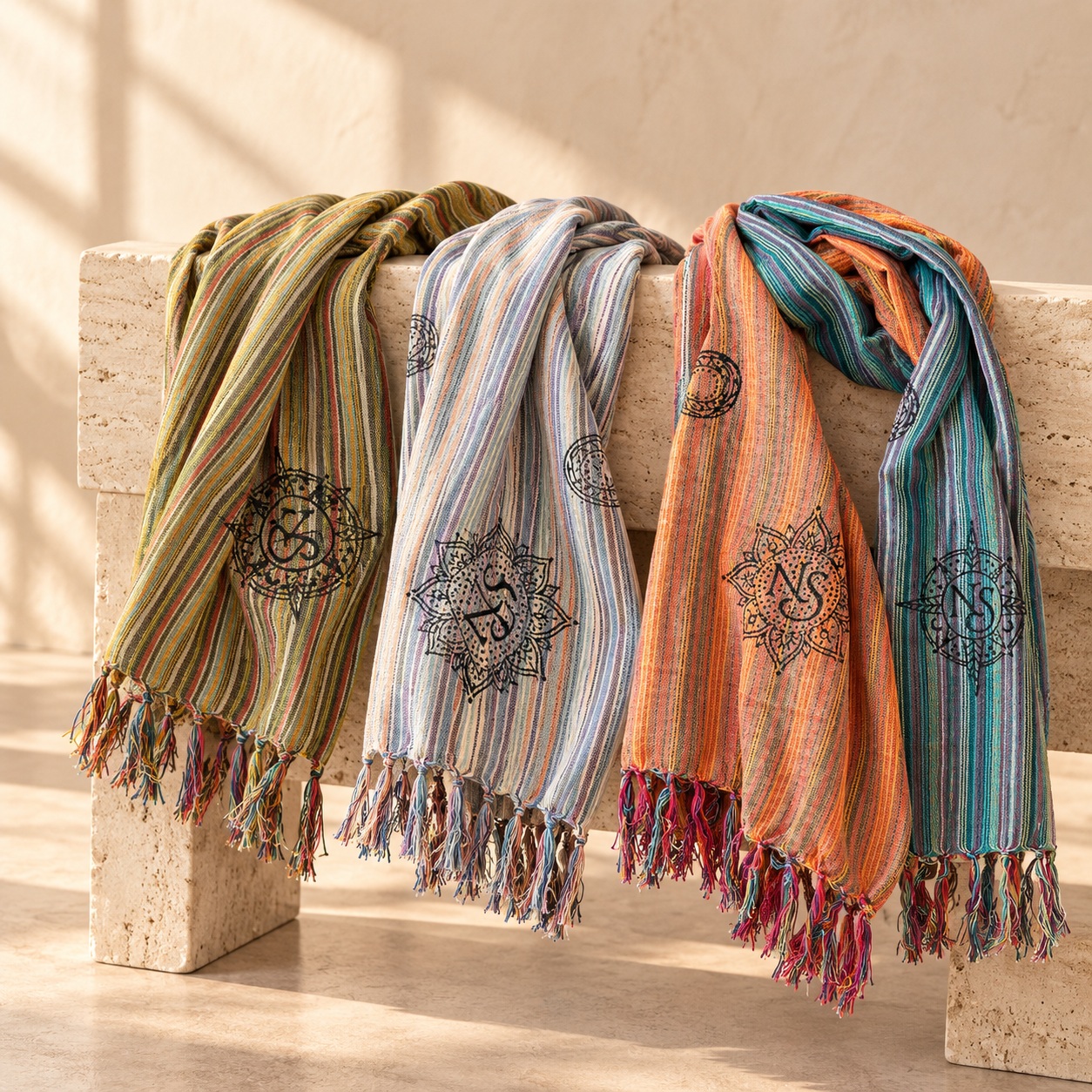 Bufandas de Bendición de Viaje — Nomad Sari