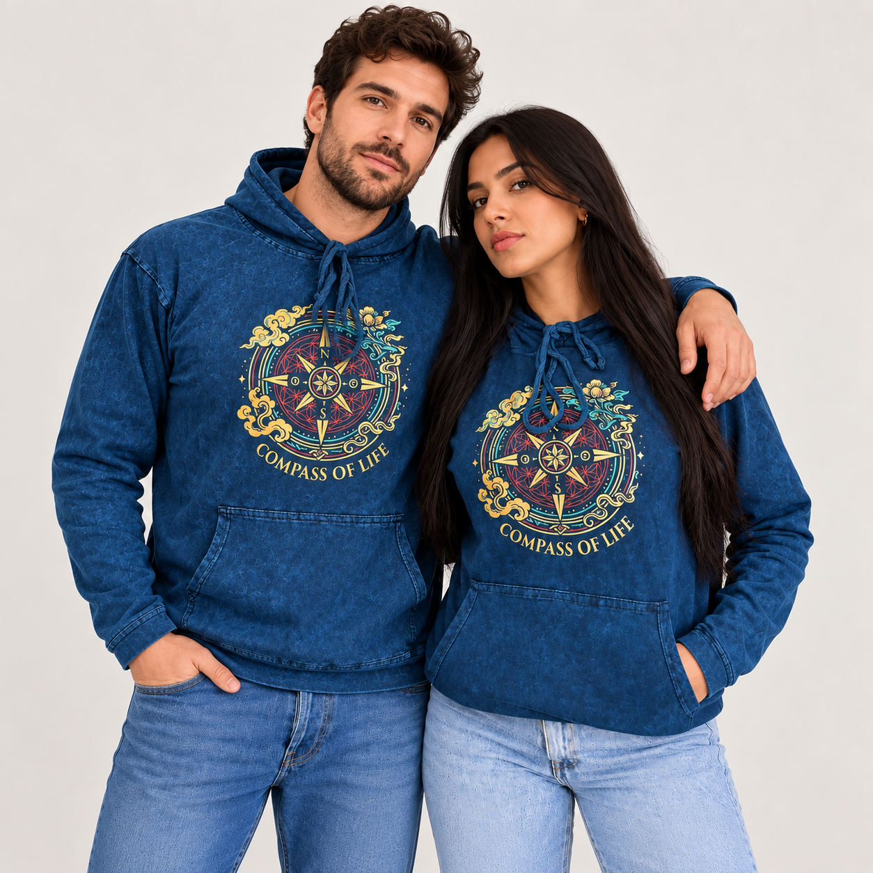 Nomad Sari – Sudaderas con capucha lavadas a la piedra