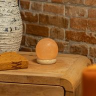 Lámpara de sal USB en forma de bola de calidad - 8 cm (multicolor)
