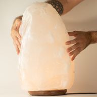 Lámpara de sal natural enorme de calidad - aprox. 24-25 kg