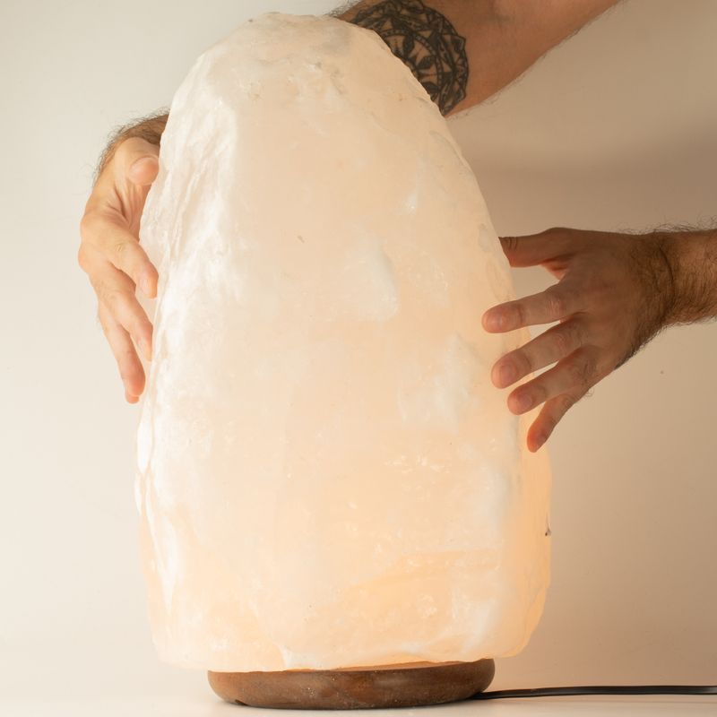 Lámpara de sal natural enorme de calidad - aprox. 24-25 kg