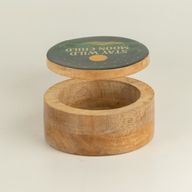 Caja redonda esmaltada - Stay Wild Moon Child