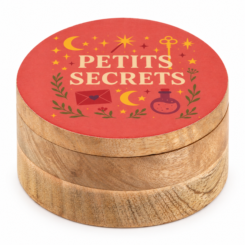 Caja redonda esmaltada - Petite Secrets