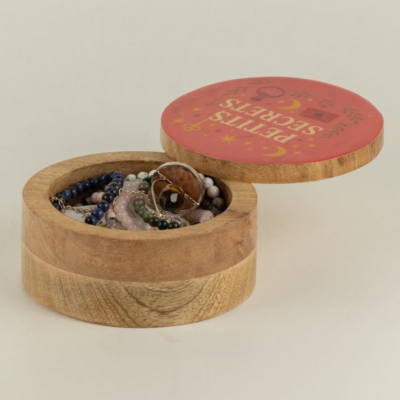 Caja redonda esmaltada - Petite Secrets