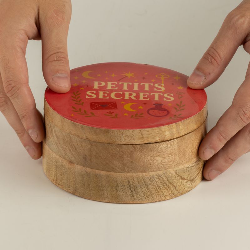 Caja redonda esmaltada - Petite Secrets