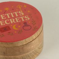 Caja redonda esmaltada - Petite Secrets
