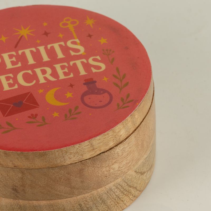 Caja redonda esmaltada - Petite Secrets