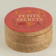 Caja redonda esmaltada - Petite Secrets