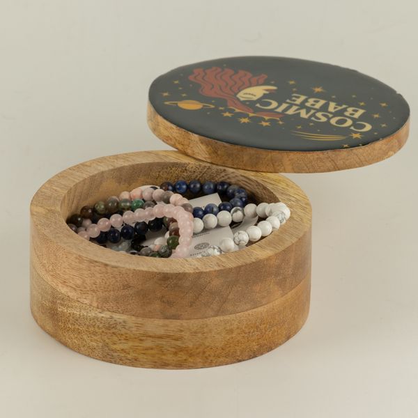 Caja Redonda Esmaltada - Cosmic Babe