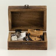 Caja esmaltada mediana - Brújula de la vida