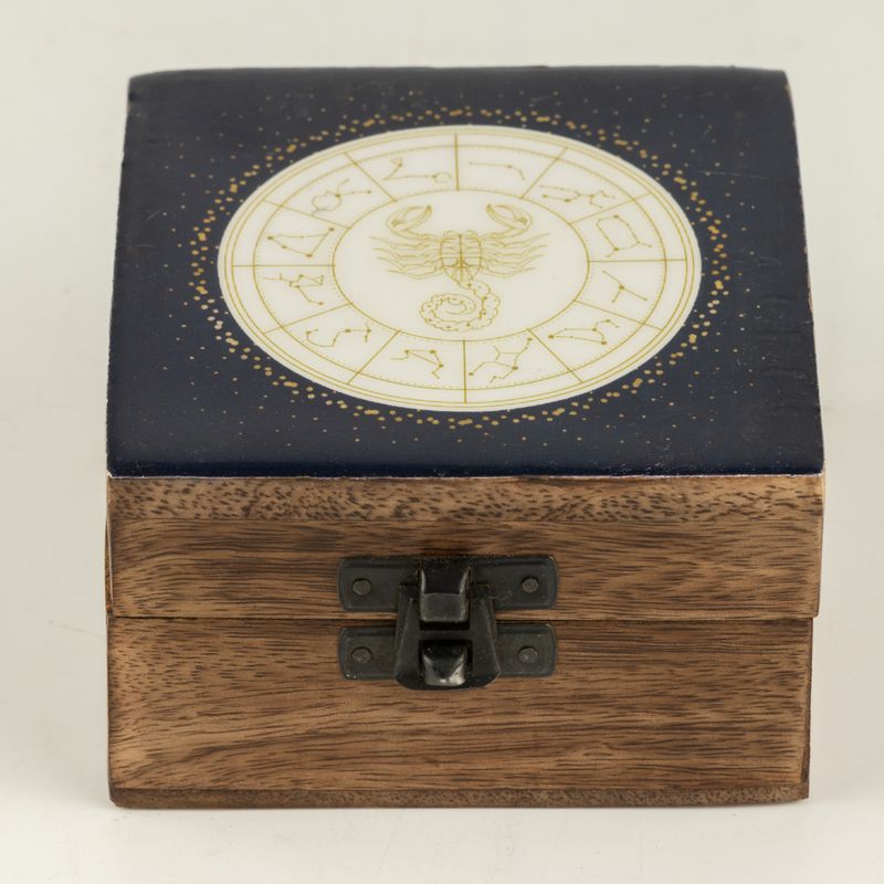 Caja esmaltada pequeña - Escorpio