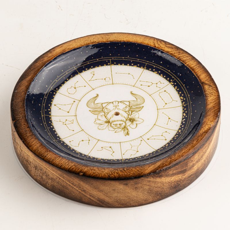 Mini cuenco y porta incienso signo del zodiaco - Tauro