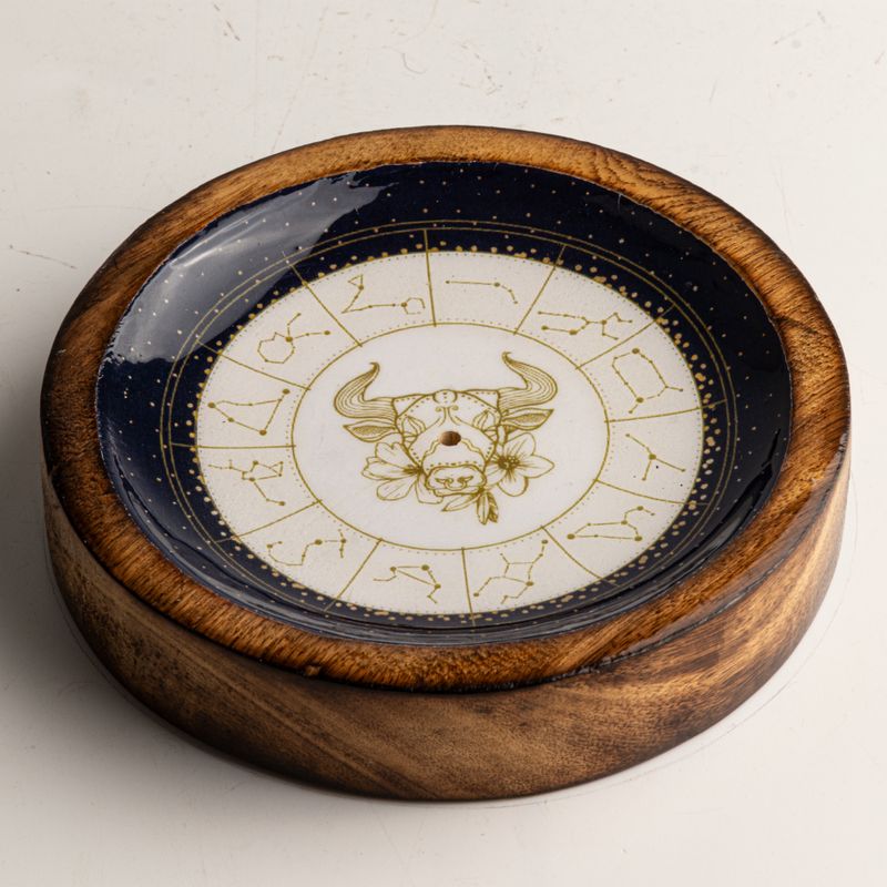 Mini cuenco y porta incienso signo del zodiaco - Tauro