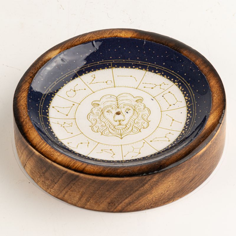 Mini cuenco y porta-incienso signo del zodiaco - Leo