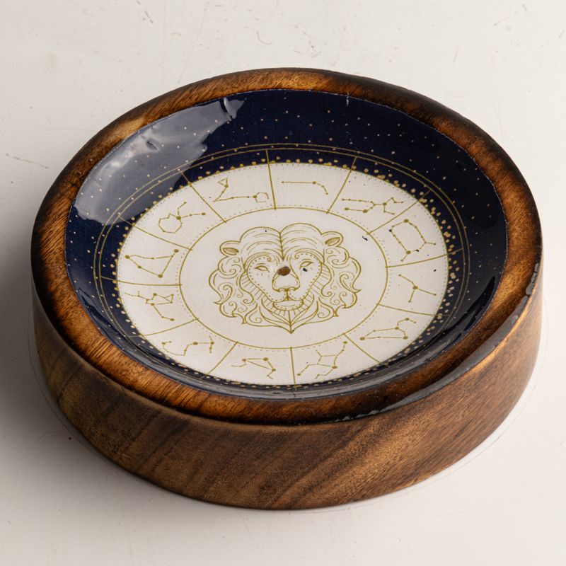 Mini cuenco y porta-incienso signo del zodiaco - Leo