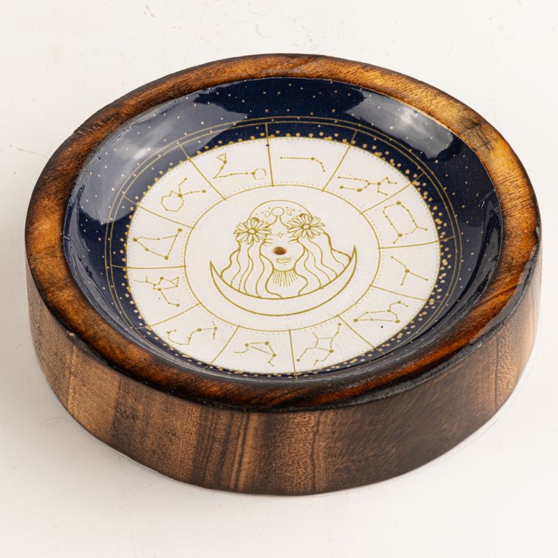 Mini cuenco y porta-incienso del signo del zodiaco - Virgo