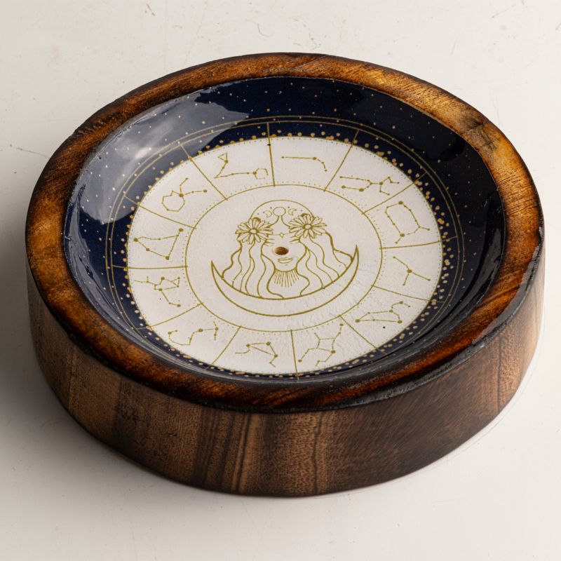 Mini cuenco y porta-incienso del signo del zodiaco - Virgo