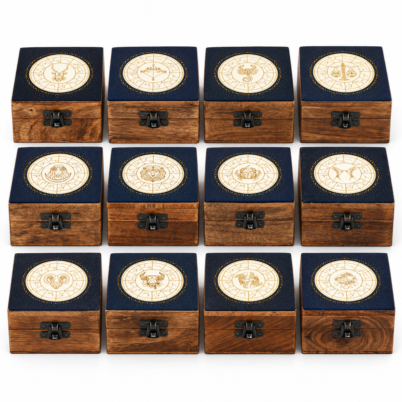 Pack de inicio de cajas esmaltadas pequeñas del zodiaco