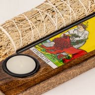 Sahumador grande esmaltado para atados de salvia - Fuerza